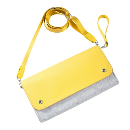 Insten Carrying Case Purse For Nintendo Switch and OLED Model  PU Leather Cover Travel Bag Sleeve Pouch  With Detachable Shoulder and Hand Strap For Girls Boys Women  Yellow price history on PriceWatchPro