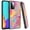 Marble Rainbow, variant on GSA Gold Flake Marble Case for Samsung Galaxy A52 5G/4G - Black