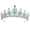 Gold + Light Blue, variant on Red Crowns for Women,Red Tiaras for Women,Gold Crown Royal Queen Crown and Tiaras Princess Crown for Women and Girls,Party Halloween Costume Prom Birthday Bridal Wedding Hair Accessories