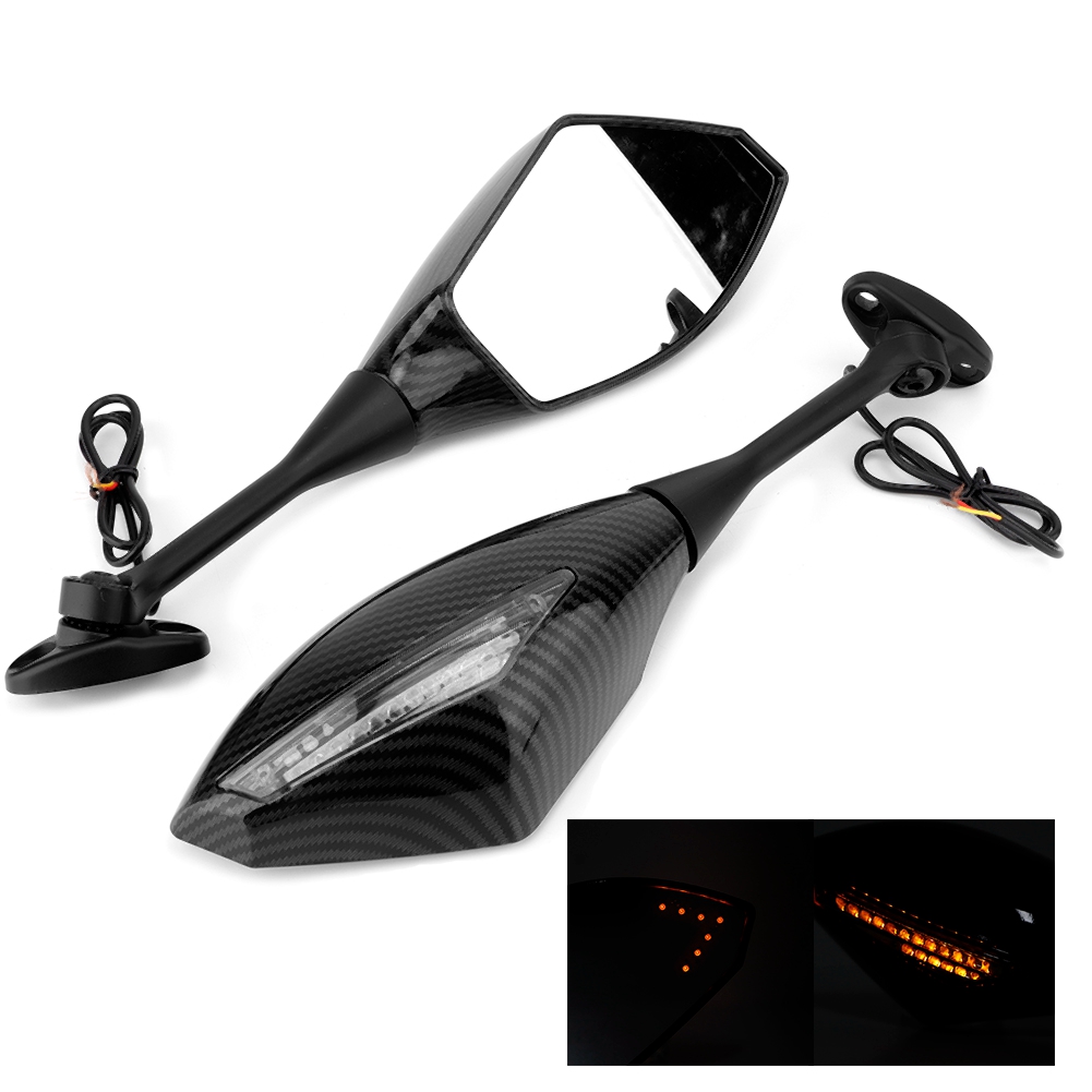 Kritne Rearview Mirrors Signal Light, Motorcycle Modified Rearview