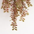 thumbnail image 6 of Gerich Artificial Hanging Greenery Plants Fake Ivy Vine Wall Basket Decor,Silk Fake Ivy Leaves Hanging for Outdoor Indoor,Red, 6 of 11