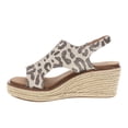 thumbnail image 3 of Corkys Womens K Bye Leopard Espadrille Wedge  Casual Shoes, 3 of 5