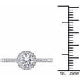 thumbnail image 4 of 3/4 Carat T.W. Diamond Single Halo 14kt White Gold Engagement Ring, 4 of 5