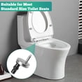 thumbnail image 1 of Kearding Bisagra de asiento de inodoro de 4 piezas, repuesto duradero, fácil de instalar, bisagra de asiento de acero inoxidable moderna, 1 of 6
