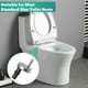 thumbnail image 2 of Wosthever Bisagra de asiento de inodoro de 4 piezas, repuesto duradero, fácil de instalar, bisagra de asiento de acero inoxidable moderna, 2 of 6