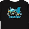 thumbnail image 4 of Inktastic 4th Birthday Monster Truck Boys Long Sleeve Toddler T-Shirt, 4 of 5