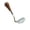 A, variant on Walnut Wood Spoon and Fork Set, 304 Stainless Steel Standing Utensils for Fruit Dessert, Self-Standing Kitchen Gadgets, Silver
