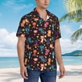 thumbnail image 5 of Xecao Cute Animals print Hawaiian shirt - a stylish short-sleeve button-down for men, perfect for casual beach and tropical outings., 5 of 9
