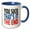 Blue/White, variant on 3drose, Image of Words You Suck Thats It the End, 11oz Mug
