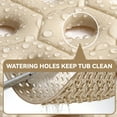 thumbnail image 4 of VUNATE 2-Piece Shower Mat Non Slip Bath Mat for Tub and Shower Floor Mat Machine Washable Bathtub Mat with Suction Cups and Drain Holes Shower Mat for Bathtub 15.5"x27.5" Bathroom Accessories, 4 of 6