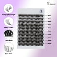 thumbnail image 3 of 40D Lash Clusters Kit 200Pcs C Curl Wispy Eyelash Clusters With Tweezers,Remover, Bond and Seal Individual Lashes Cluster Eyelash Kit, 3 of 7