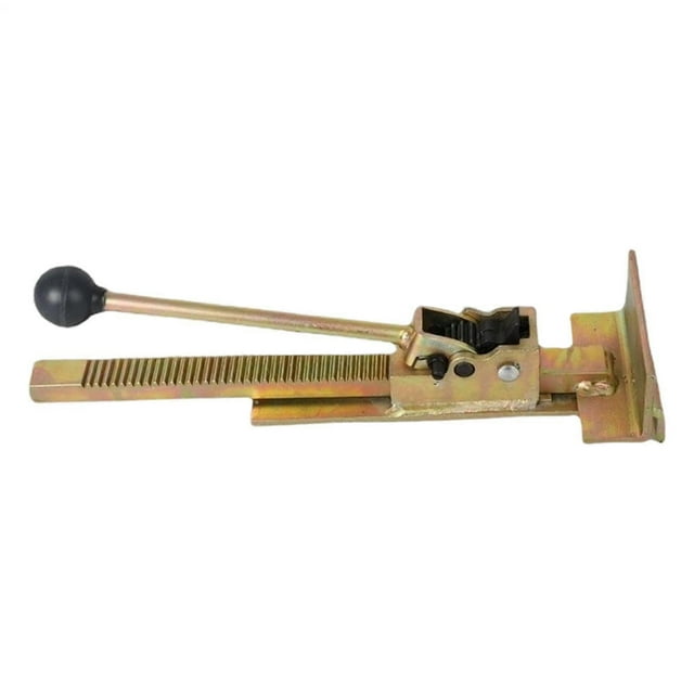 Hardwood floor jack positioning tool – robust steel casting, adjustable nailer