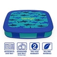 thumbnail image 2 of Bentgo Kids Prints Tiburones A Prueba de Fugas 5 Compartimientos Bentgo, 2 of 2