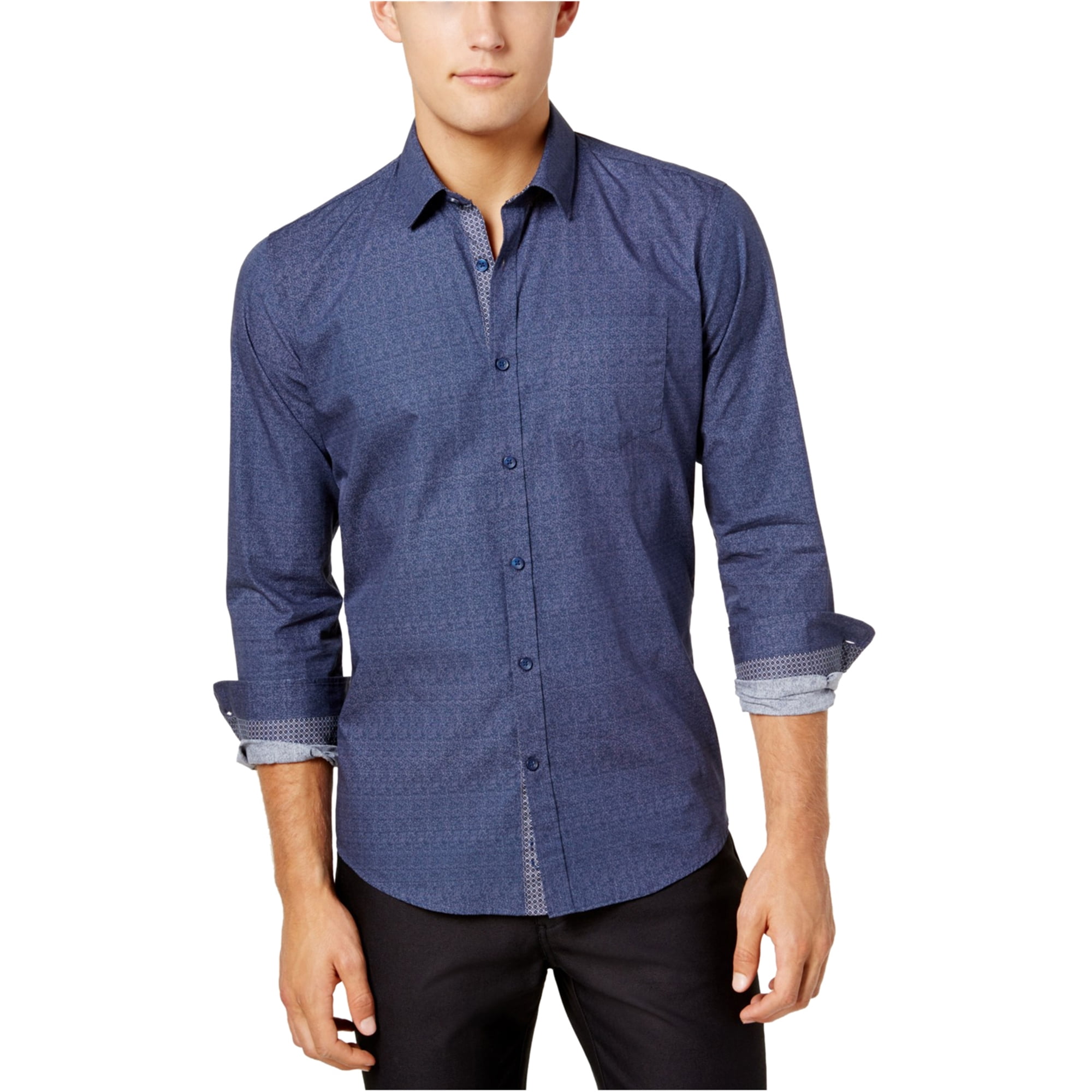 Ryan Seacrest Distinction - Ryan Seacrest Mens Woven Button Up Shirt ...