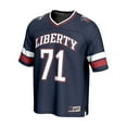 thumbnail image 2 of Unisex GameDay Greats #71 Navy Liberty Flames Lightweight Football Fashion Jersey, 2 of 3