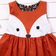 thumbnail image 4 of Vestido Para NiñOs NiñAs BebéS Sin Mangas Lindo Estampado De Zorro A-Line Vestido Con Cremallera Invisible XBTCLXEBCO Naranja;4-5 Años, 4 of 4