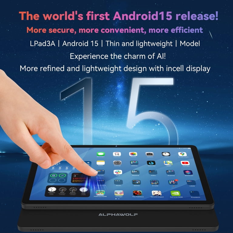ALPHAWOLF LPad3A 11インチタブレット Alphawolf L3A 11inch Tablet Android 16 Gemini3.0 Tablet, T615 Octa