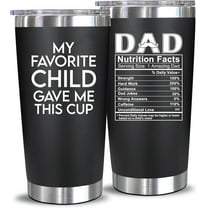 Fathers Day Gift For Dad - Birthday Gifts For Dad From Kids - Husband Gift - Birthday Present Ideas For Father, Husband, New Papa, Bonus Father From Daughter, Son - 20 Oz Tumbler