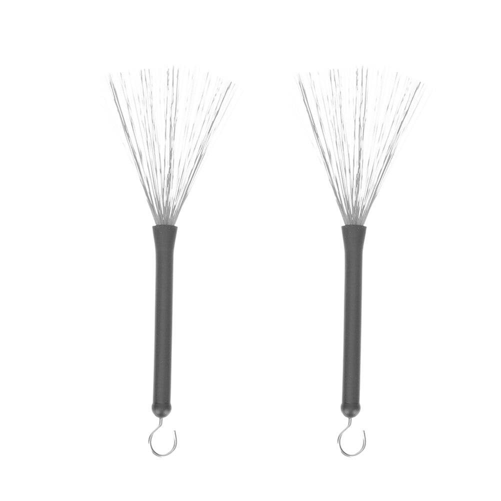 Drum steel wire brush 2pcs Drum Brush Drum Wire Brush Percussion Instrument Stainless Steel Wire