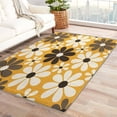 thumbnail image 1 of Flower Area Rugs for Bedroom Living Room - 4x6 ft - Floral Carpet for Home Decor - Flowers Patterned Decorative Indoor Large Rug - Washable & Soft & Non Slip & Low Pile (ZF&7574), 1 of 1