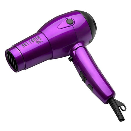 Ionic Travel Dryer - Model # HT1044 - Purple/Black Hot Tools 1 Pc Hair Dryer For