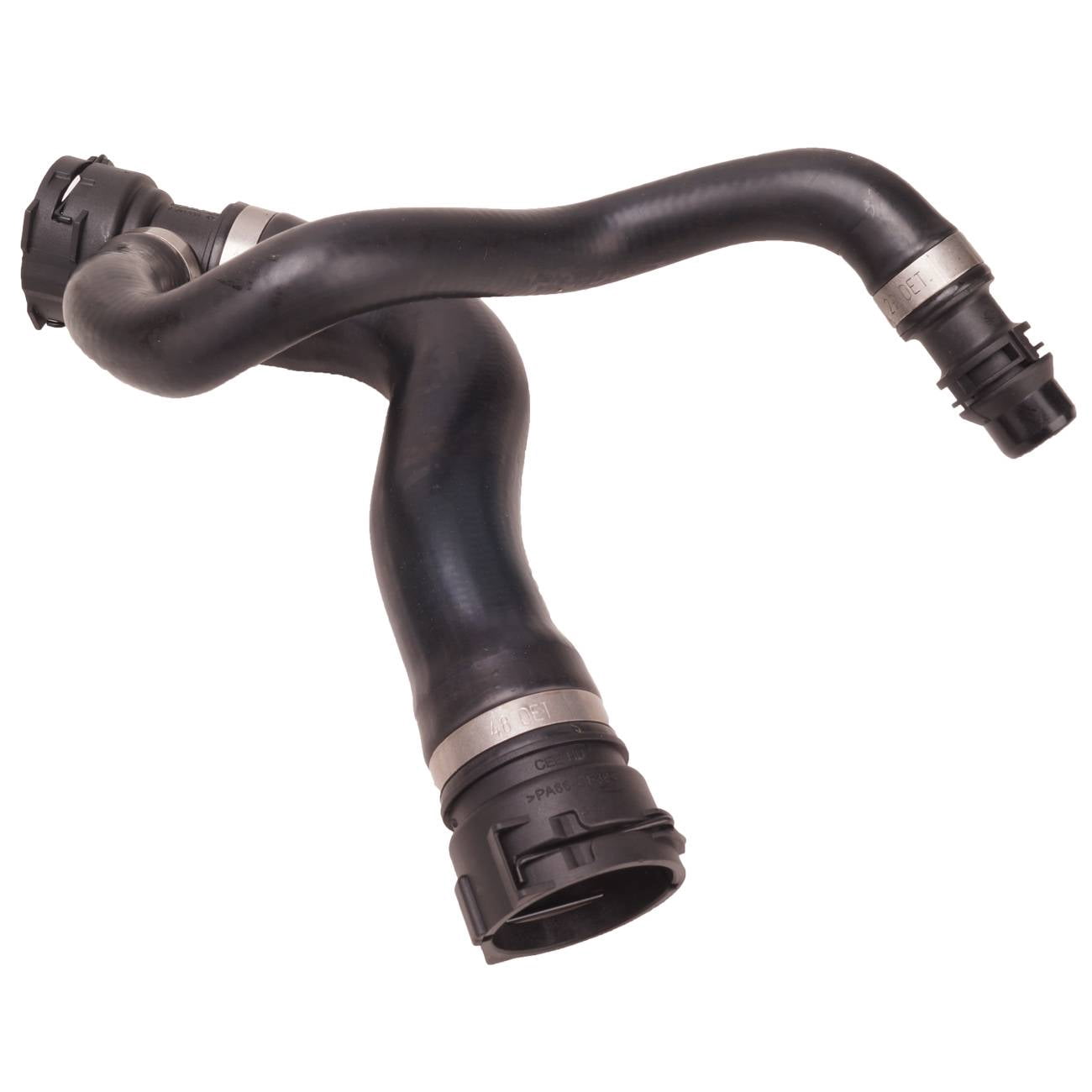 OE # 17127537107 Plastic Upper Engine Coolant Radiator Hose Pipe 1PC Fits select: 2007-2008 BMW X5 3.0I, 2009-2010 BMW X5 XDRIVE30I