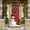 5#, variant on Christmas Door Banner Snowman Scene Holiday Decorations Polyester Flag for Front Porch Indoor Outdoor Seasonal Party Decoration