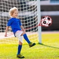 thumbnail image 4 of Unique Bargains Solo Soccer Training Ball Net, Football Practice Net Fits Ball Size 3, 4, 5, Red, Black 2Pcs, 4 of 5