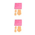 thumbnail image 1 of Vogacara Moldes de silicona, accesorios simples para manualidades, herramientas para hacer herramientas de forma interesante, accesorios para Type2 NO2, 1 of 6