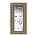 thumbnail image 2 of ArtToFrames 4" x 10" Aged White Gold Picture Frame, 4x10 inch Silver Wood Poster Frame (WOM-2036),  Pack, 2 of 7