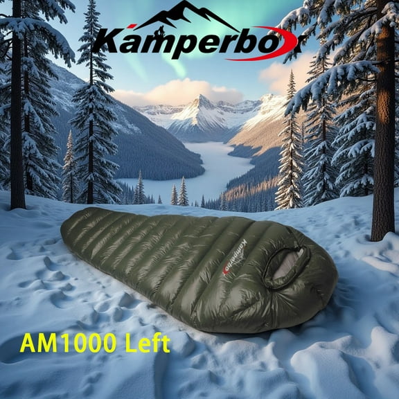 Kamperbox Cold Temperature Winter Sleeping Bag Down Sleeping Bag Winter Camping Sleeping Bag Double