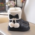 thumbnail image 2 of Eltusu Girls Winter Snow Boots, Mid-Calf No Slip Warm Princess Windproof Boots Black Size 12 Little Kids, 2 of 8