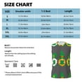 thumbnail image 6 of Gaeub Spring St Patrick’S Day Irish Gnomes Men's Sleeveless Muscle Shirts Workout Tank Tops, Odor Protection and Comfortable - 3X-Large, 6 of 8