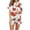 Red6, variant on Valentine's Pajamas for Women Love Printed Lapel Pocket Short Sleeved Top Shorts Pajama Sets