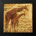 thumbnail image 2 of Pinto, Patricia 12x12 Black Modern Framed Museum Art Print Titled - Safari Family II, 2 of 5