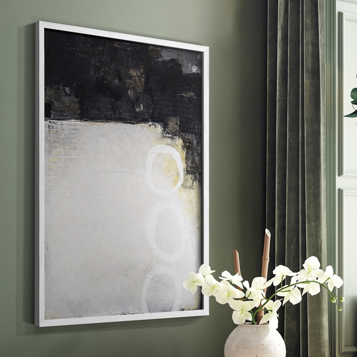 Below the Surface in Paper Solid Wood 11 x 14 Framed Print