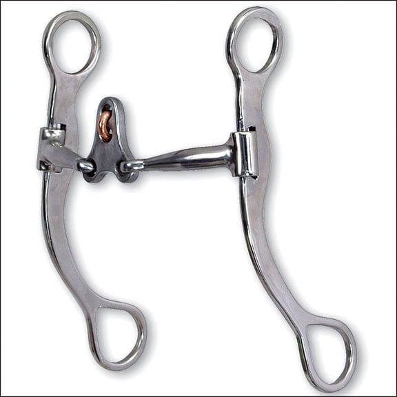 7 1/2" Classic Equine Performance Series Ring Gag Twisted Wire Horse Mouth Bit
