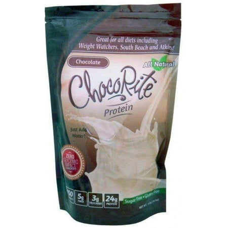 HealthSmart Stevia Naturally Sweetened Sugar-Free ChocoRite Protein Shake Bags - Available in 2 (Best Pescience Protein Flavor)