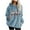 Blue, variant on yoeyez Christmas Hoodie Sweatshirts for Women Xmas Fuzzy Fleece Sweatshirt Faux Shearling Warm Sherpa Pullover Tops with Hood Army Green,S