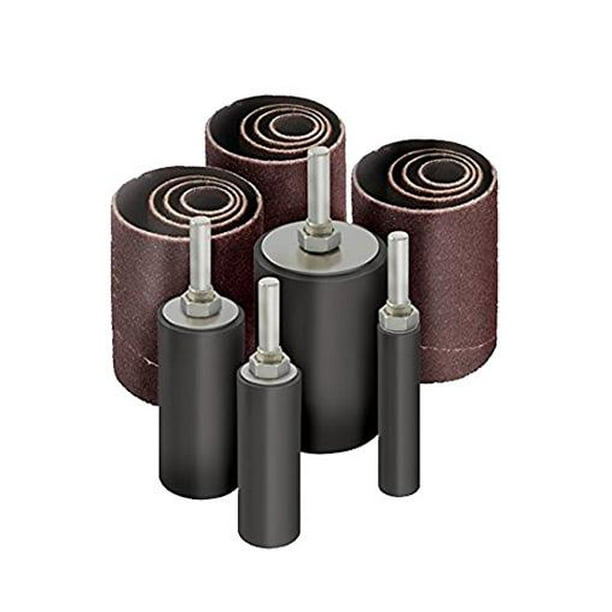 16pc Deep Long Sanding Round Drum Set for Wood Drill Press Sander
