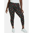 thumbnail image 3 of Christmas Women’s Plus Size Leggings from Holiday Time, 2-Pack, Sizes 0X-5X, 3 of 7