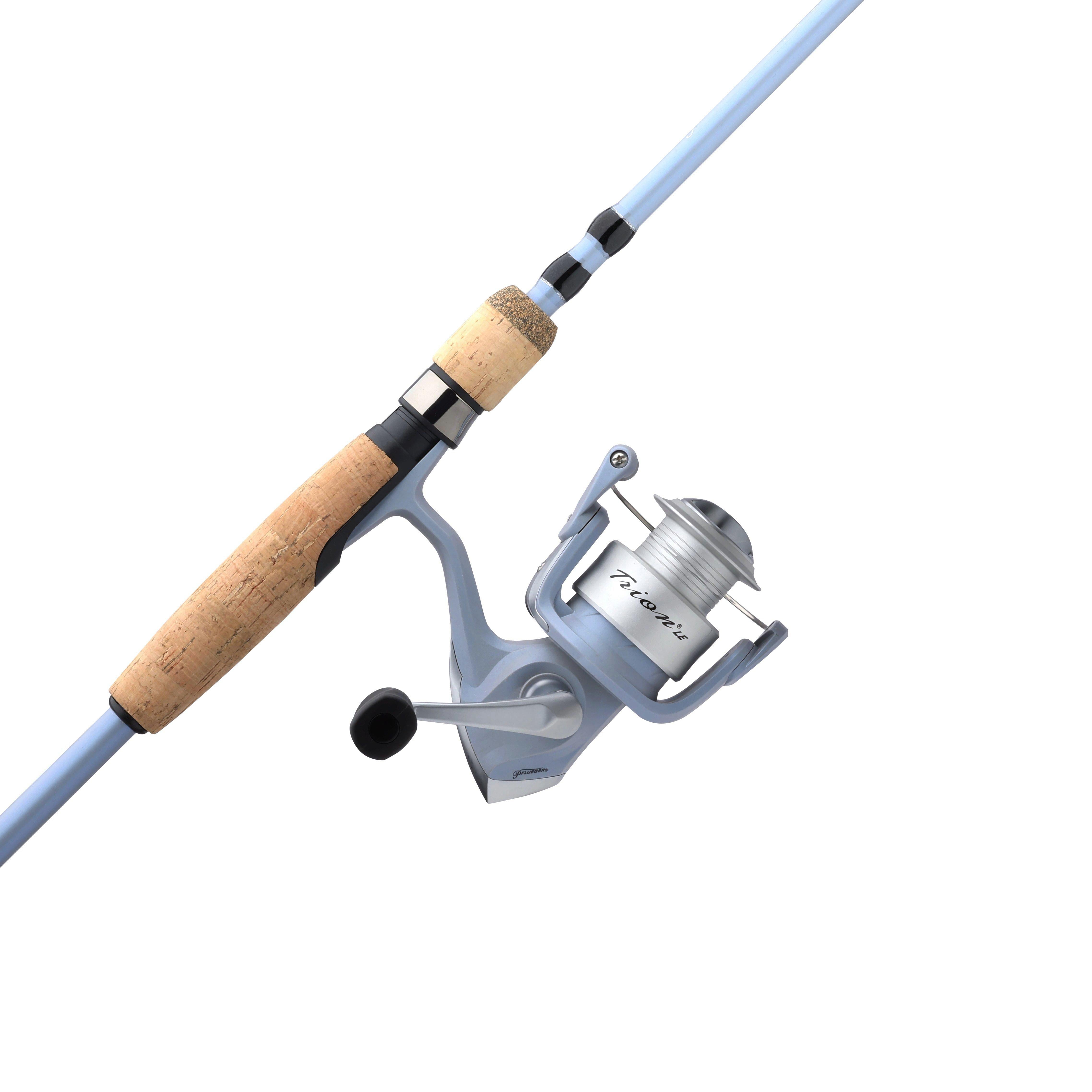 Pflueger Trion Spinning Fishing Combo, 6'6" Medium Rod, 3000 Size Reel