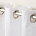thumbnail image 3 of Par de paneles de cortinas Exclusive Home Loha Linen, color blanco invernal, 3 of 6