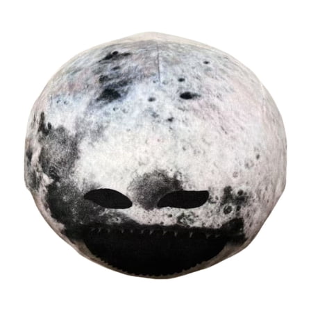 The Moon Woke Up Plush, 5.9 Inch Super Soft and Huggable Plush Toy, Horror Moon Plushie for Anime Fans, Collectible Stuffed Animal for All Ages