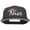 Black Charcoal, variant on Nice Embroidered Mesh Snapback Cap - Black Black White OSFM