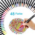 thumbnail image 4 of Widely Used, Dual Tip Brush Pens For Unparalleled Versatility In Art, 48 Colors In Water-Based Ink, 4 of 6