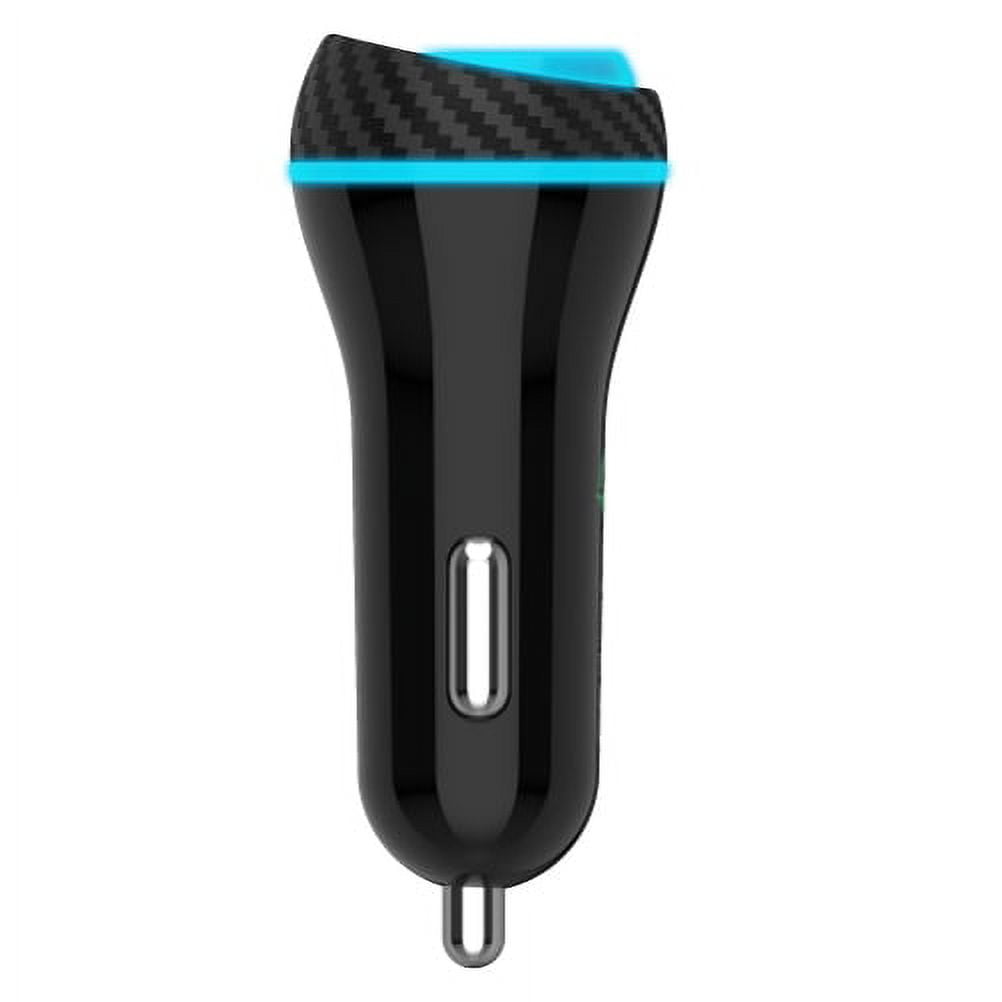 43W Quick Car Charger for Nokia C110/C210/C100 - 2-Port USB Cable Type-C PD Power Adapter DC Socket