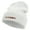 White, variant on Bar Pirate Embroidered 12 inch Acrylic Cuffed Long Beanie - Khaki OSFM
