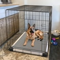 thumbnail image 4 of FXW TitanNest Chew-Proof Elevated Dog Bed, Raised Cot for Indoor/Outdoor/Camping Use, Durable & Washable Padded Pet Bed for Large Dogs, 47.0" L x 29.0" W x 7.3" H, Gray, 4 of 7
