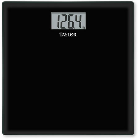 Taylor Precision Models - Taylor Tempered Glass Bath Scale, Model#75584192B, Black